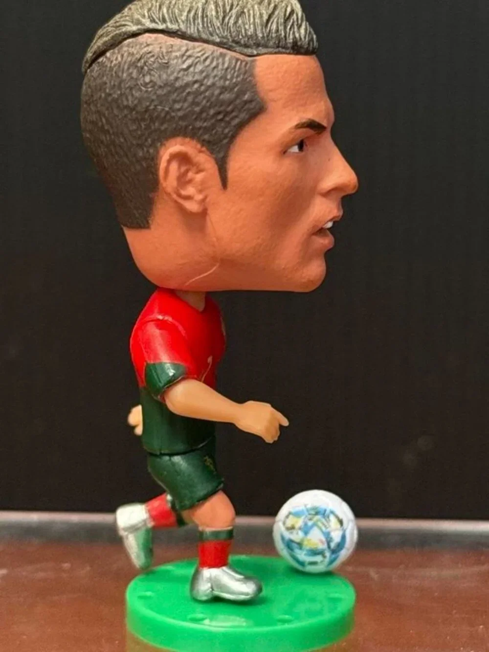Cristiano Ronaldo Portugal Fat Head Figurine – Poseable Soccer Collectible